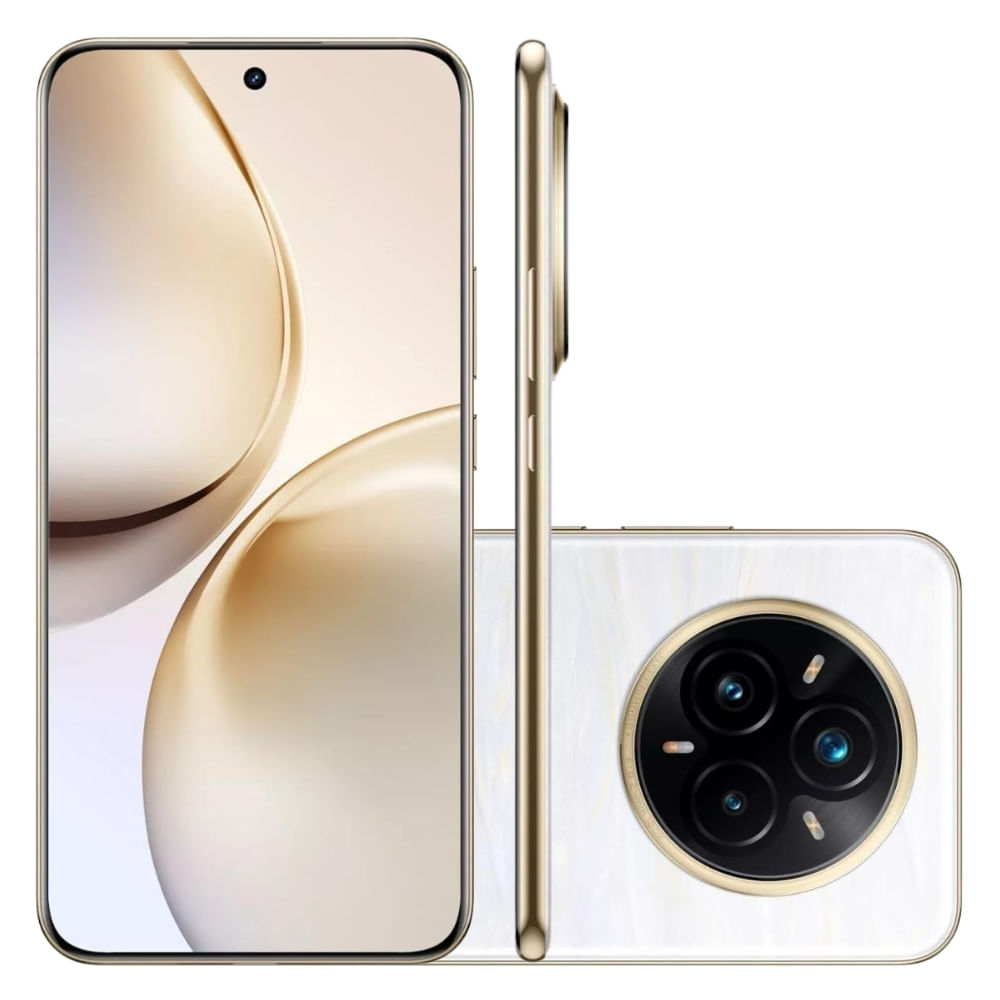 Smartphone Realme 14 Pro+ 5G 512GB 12GB de RAM Branco