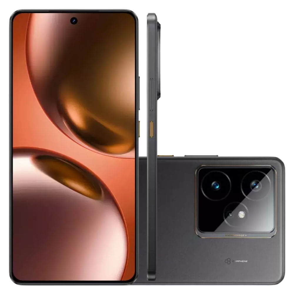 Smartphone Realme GT 7 5G 512GB 12GB de RAM Preto