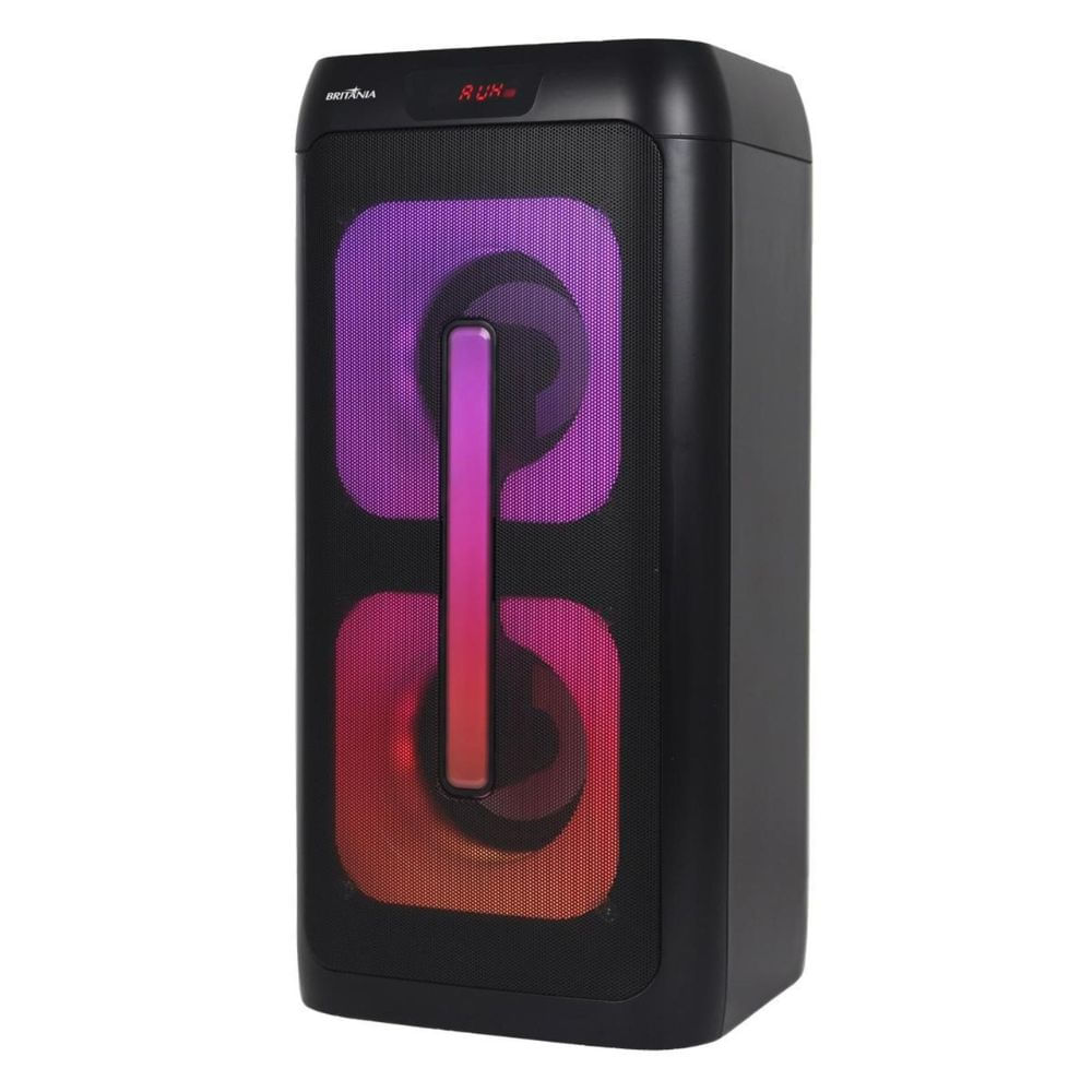 Caixa de Som Britânia BCX4601 350W Flash Lights Preto - Imagem 2