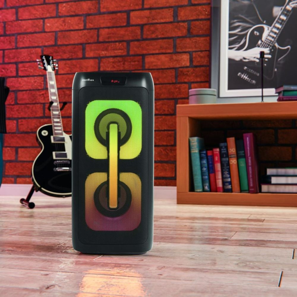 Caixa de Som Britânia BCX4601 350W Flash Lights Preto - Imagem 6