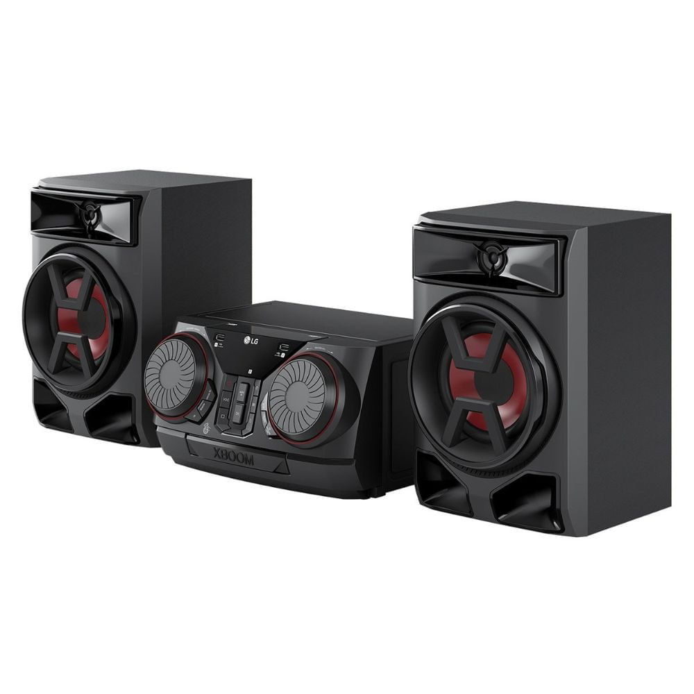 Mini System LG Xboom CK43N 220W RMS Graves Potentes Preto - Imagem 3