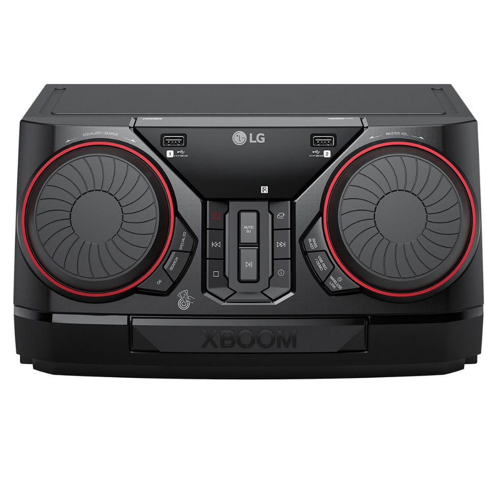 Mini System LG Xboom CK43N 220W RMS Graves Potentes Preto - Imagem 4