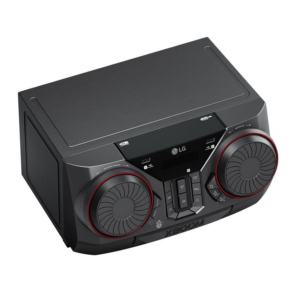 Mini System LG Xboom CK43N 220W RMS Graves Potentes Preto - Imagem 5