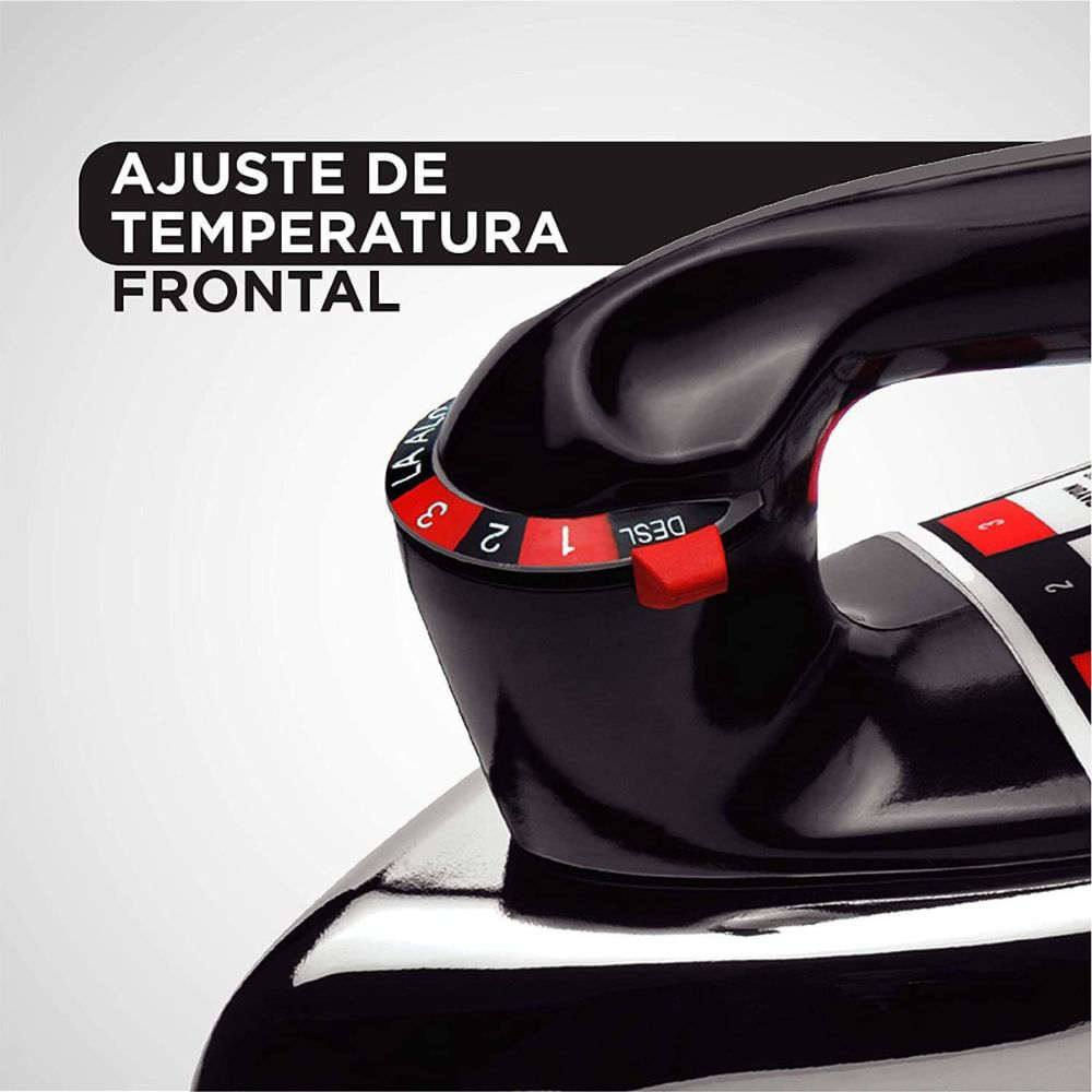 Ferro de Passar a Seco Black&Decker VFA1110TM2 Preto 127V - Imagem 3