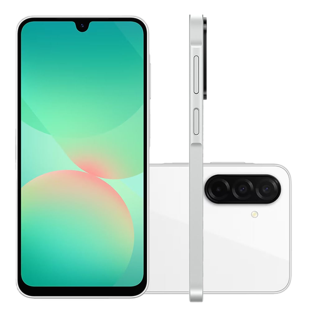 Smartphone Samsung Galaxy A26 5G 256GB 8GB de RAM Branco