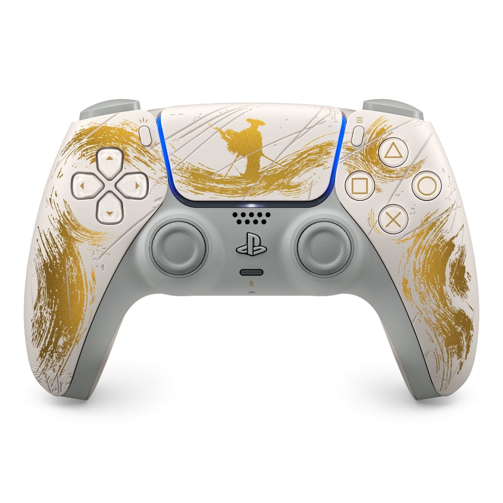 Controle PS5 sem fio DualSense Edição Limitada Ouro Ghost Of Yotei Sony