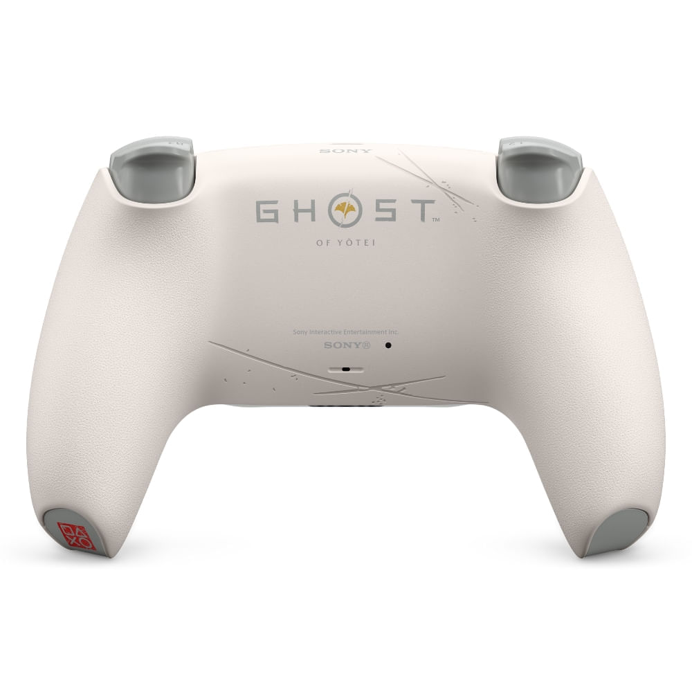 Controle PS5 sem fio DualSense Edição Limitada Ouro Ghost Of Yotei Sony - Imagem 5