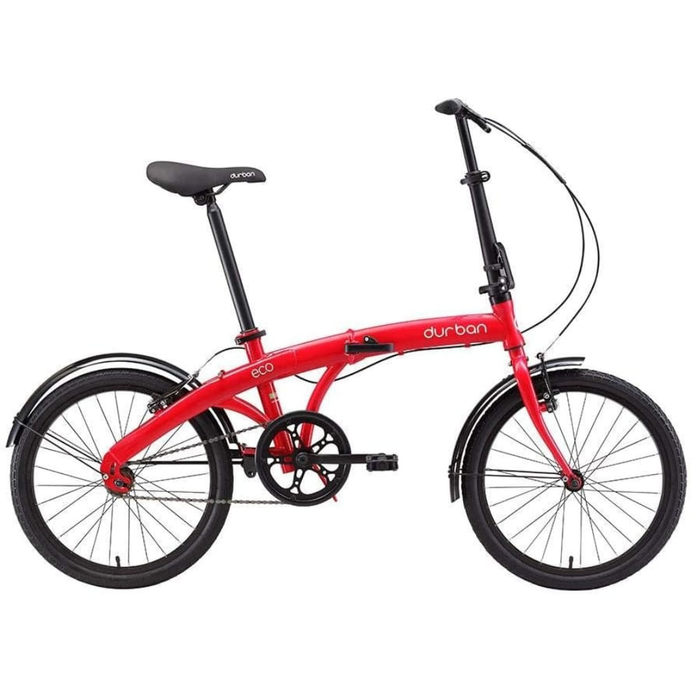 Outlet - Bicicleta Dobrável Bel Durban Eco Aro 20" com 1 Marcha Vermelho - Imagem 13