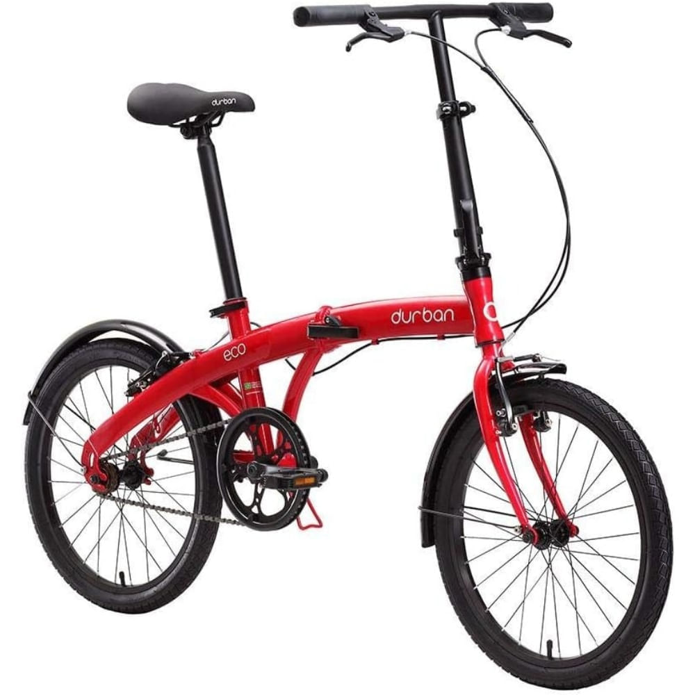 Outlet - Bicicleta Dobrável Bel Durban Eco Aro 20" com 1 Marcha Vermelho - Imagem 26