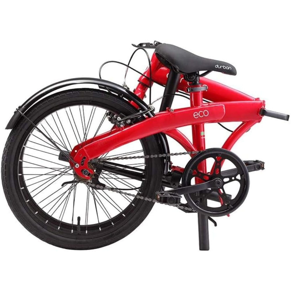 Outlet - Bicicleta Dobrável Bel Durban Eco Aro 20" com 1 Marcha Vermelho - Imagem 28