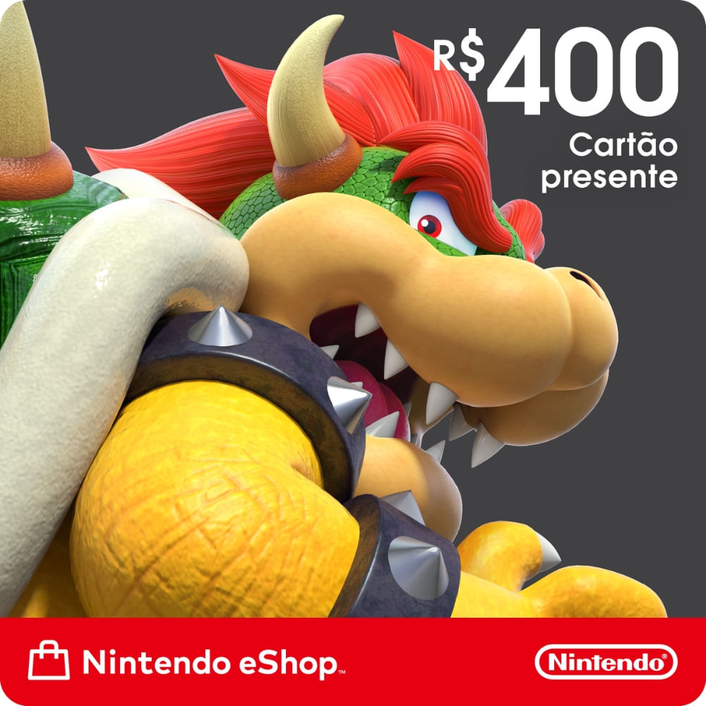 Gift Card Digital Nintendo eShop R$400,00