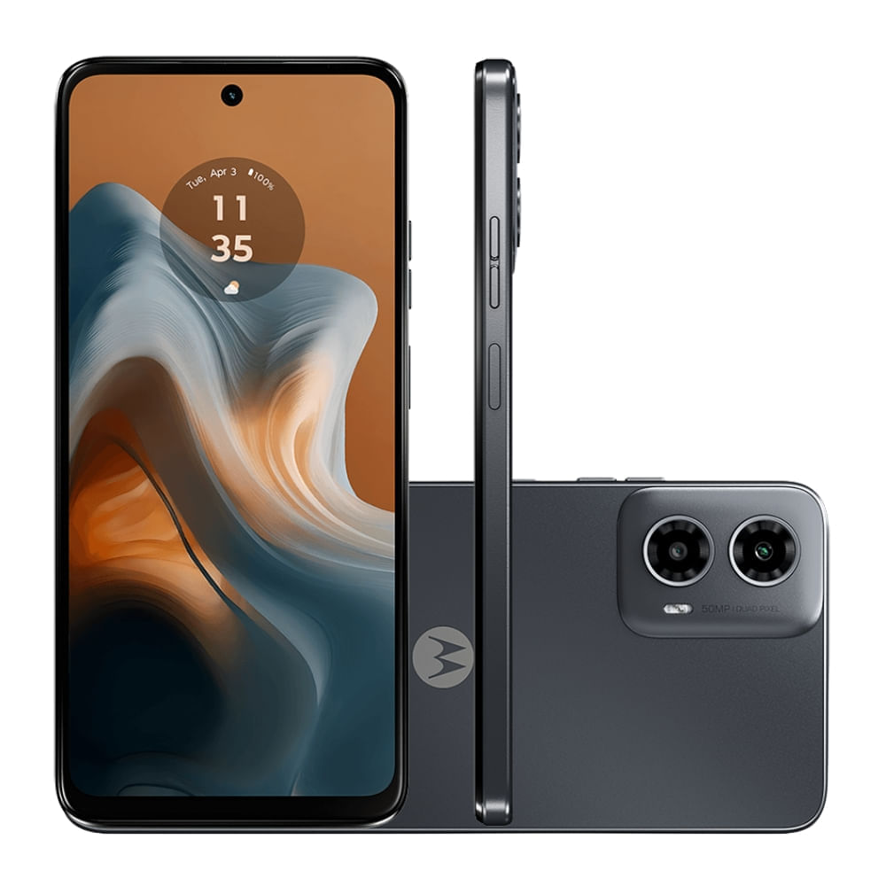 Outlet - Smartphone Motorola Moto G34 5G 128GB 4GB de RAM Preto