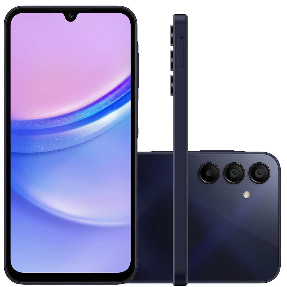 Smartphone Samsung Galaxy A15 128GB 4GB de RAM Azul Escuro