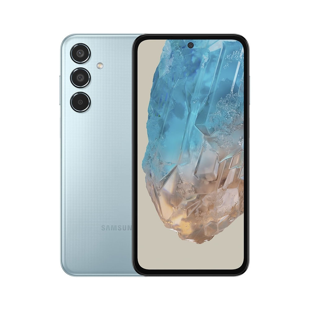 Smartphone Samsung Galaxy M35 5G 256GB 8GB de RAM Azul Claro - Imagem 2