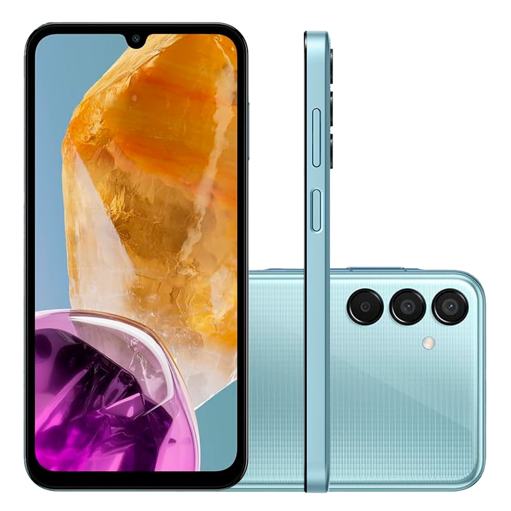 Smartphone Samsung Galaxy M15 128GB 4GB de RAM Azul Claro