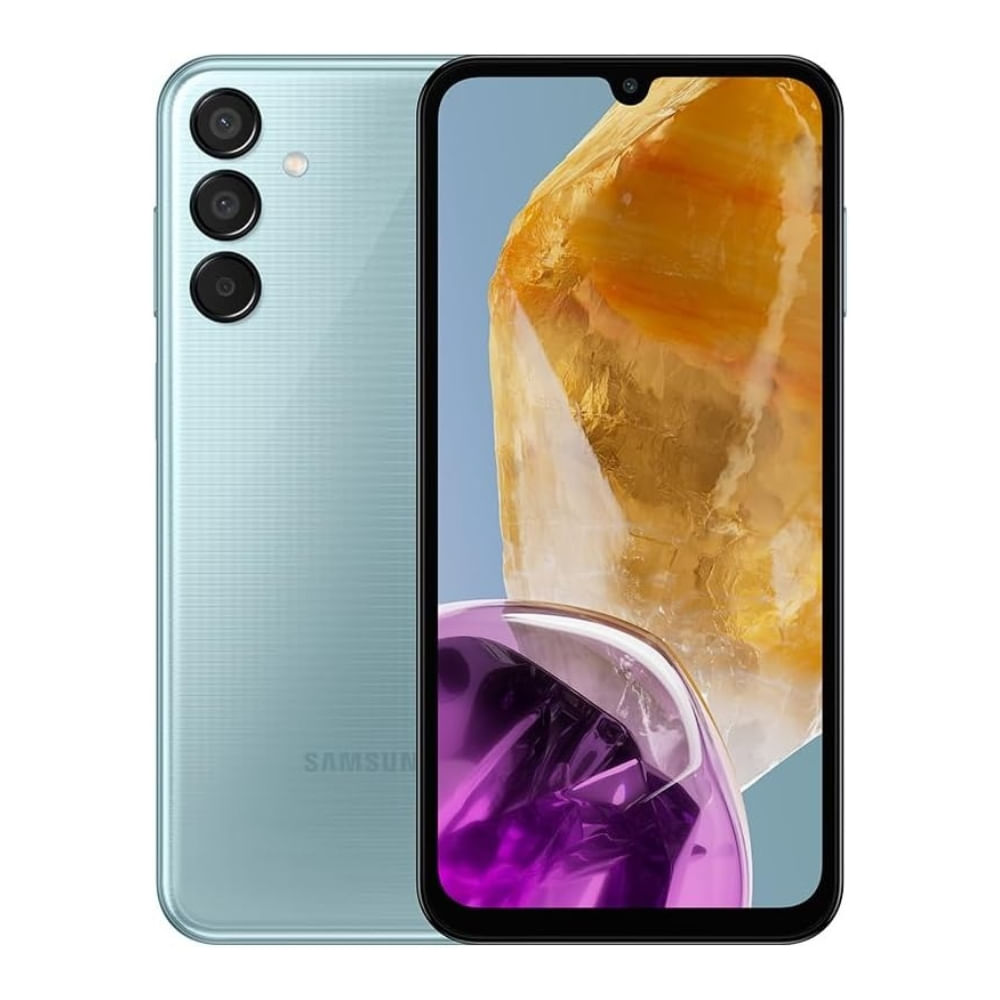 Smartphone Samsung Galaxy M15 128GB 4GB de RAM Azul Claro - Imagem 2
