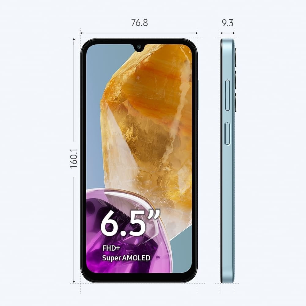 Smartphone Samsung Galaxy M15 128GB 4GB de RAM Azul Claro - Imagem 4