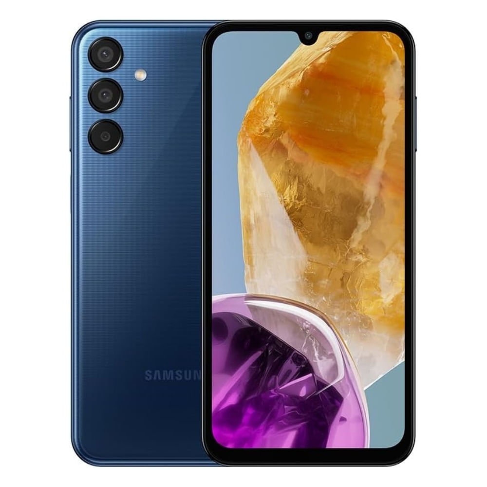 Smartphone Samsung Galaxy M15 128GB 4GB de RAM Azul Escuro - Imagem 2