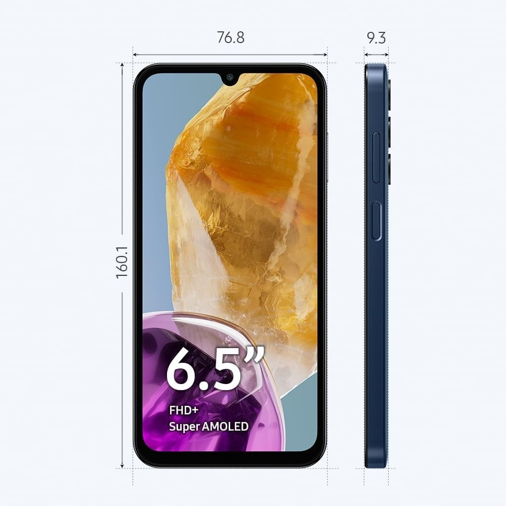 Smartphone Samsung Galaxy M15 128GB 4GB de RAM Azul Escuro - Imagem 4