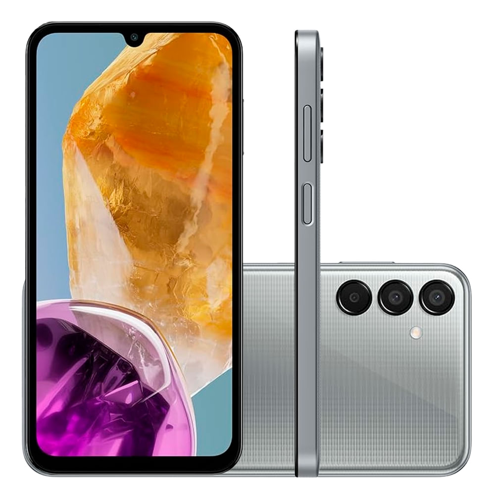 Smartphone Samsung Galaxy M15 128GB 4GB de RAM Cinza