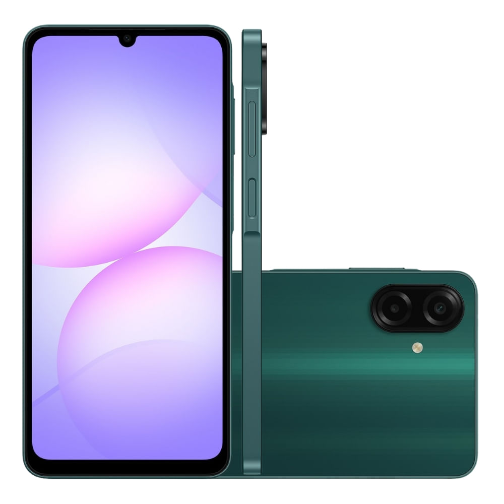Smartphone Samsung Galaxy A07 256GB 8GB de RAM Verde