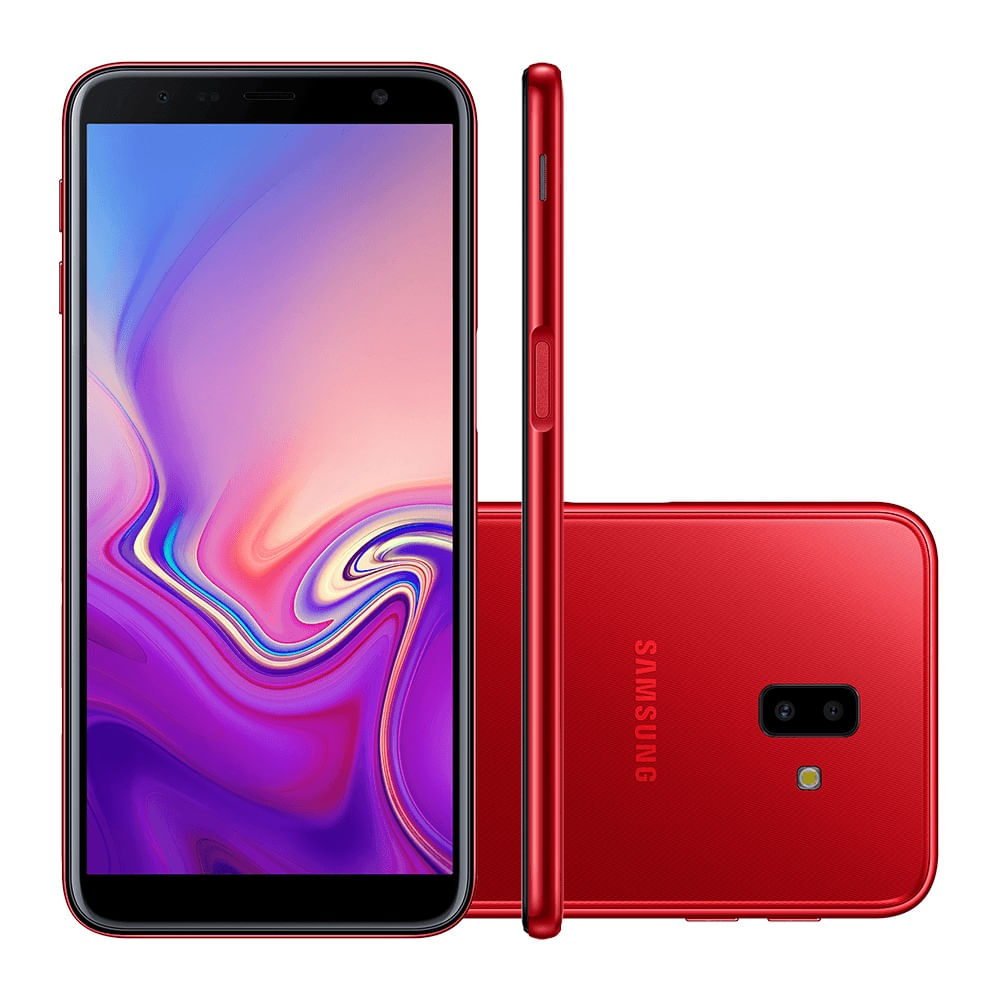 Smartphone Samsung Galaxy J6+ 32GB 3GB de RAM Vermelho