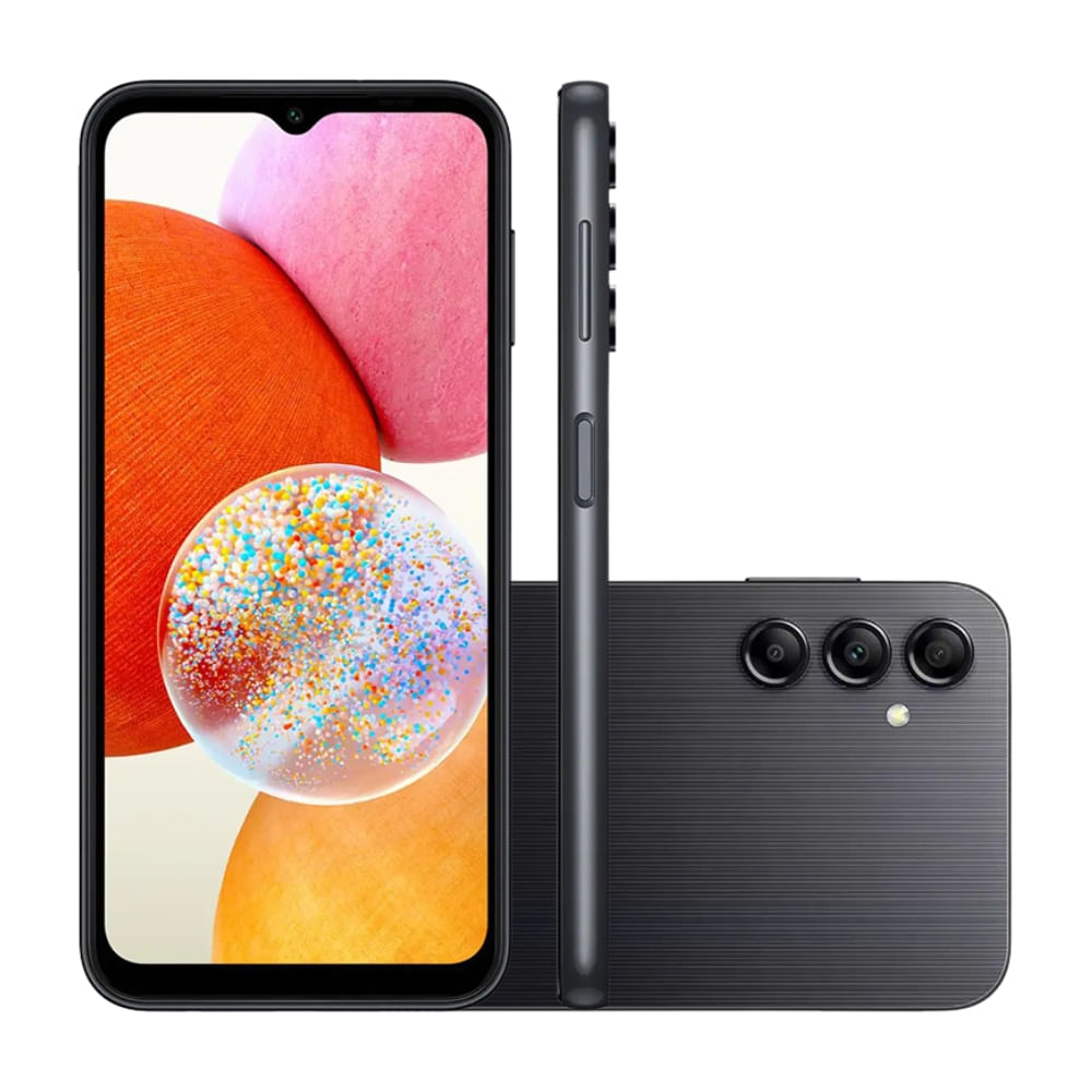 Smartphone Samsung Galaxy A14 128GB 4GB de RAM Preto