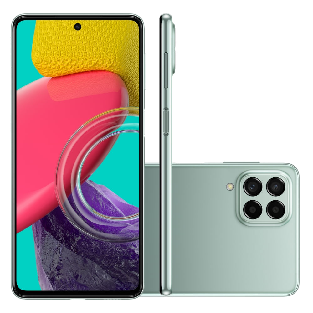 Smartphone Samsung Galaxy M53 5G 128GB 8GB de RAM Verde