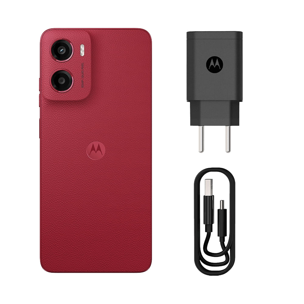 Smartphone Motorola Moto G05 256GB 12GB de RAM Vermelho - Imagem 6