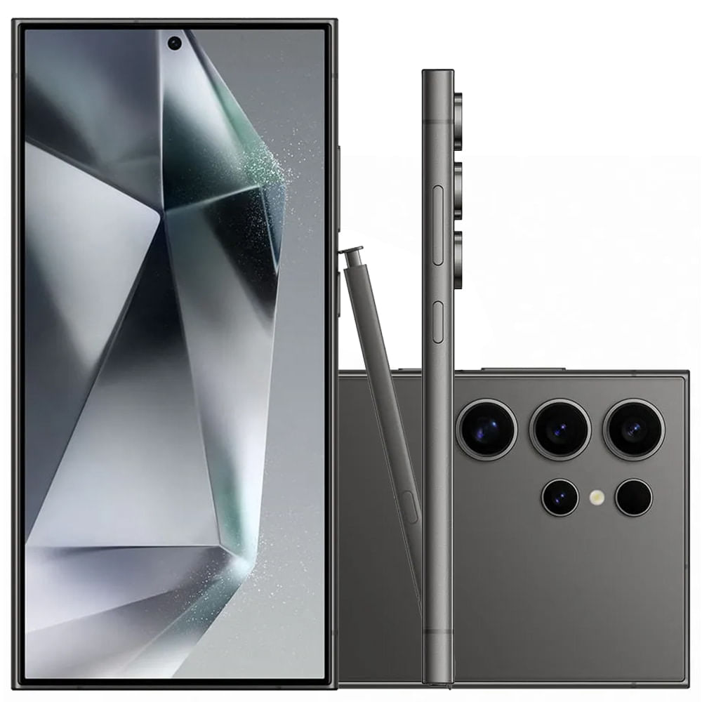 Smartphone Samsung Galaxy S24 Ultra 5G 512GB 12GB de RAM Titânio Preto