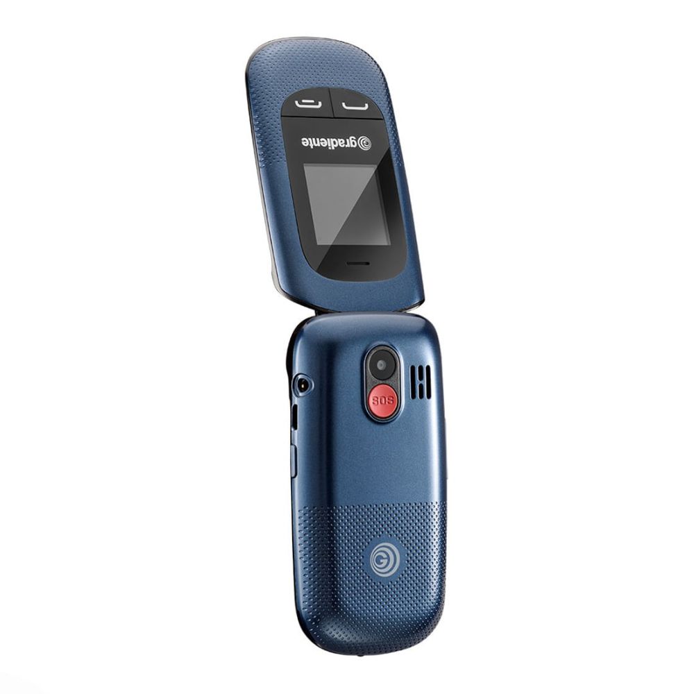 Celular Flip Neo S Gradiente Dual Chip 32MB GFP105A Azul - Imagem 4