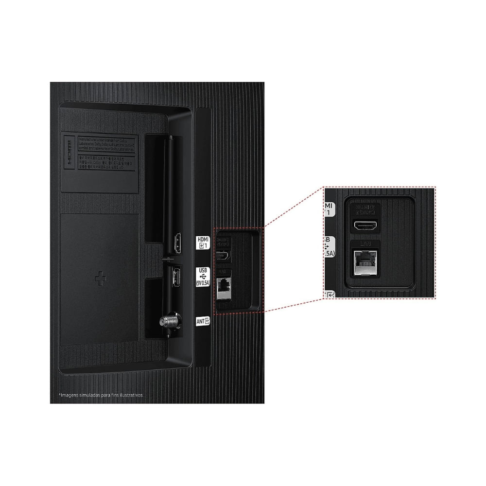 Smart TV 32" Samsung HD HDR UN32H5000FGXZD Preto - Imagem 9