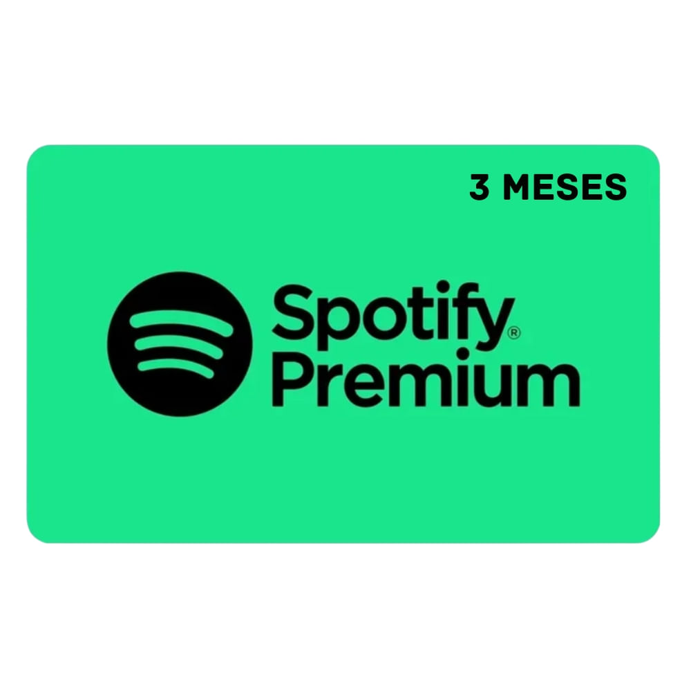 Gift Card Digital Spotify Premium 3 Meses R$61,90