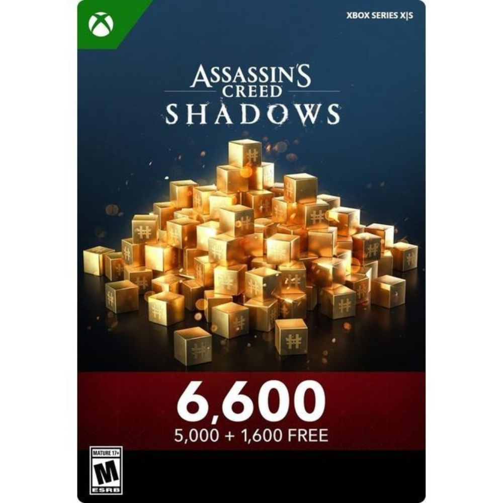 Gift Card Digital Assassin's Creed Shadows 6600 Helix R$249,95