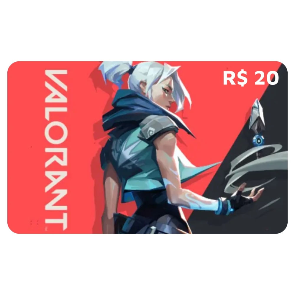 Gift Card Digital Riot Valorant R$20,00