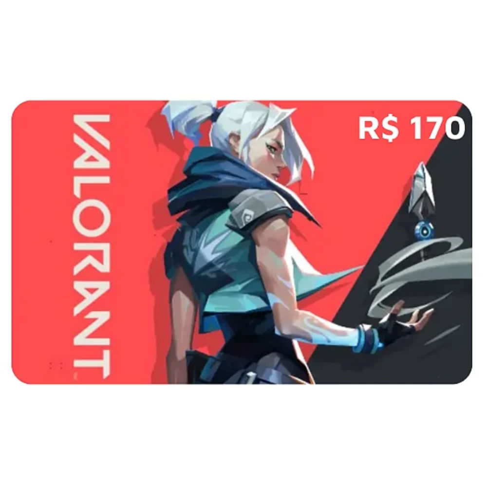 Gift Card Digital Riot Valorant R$170,00