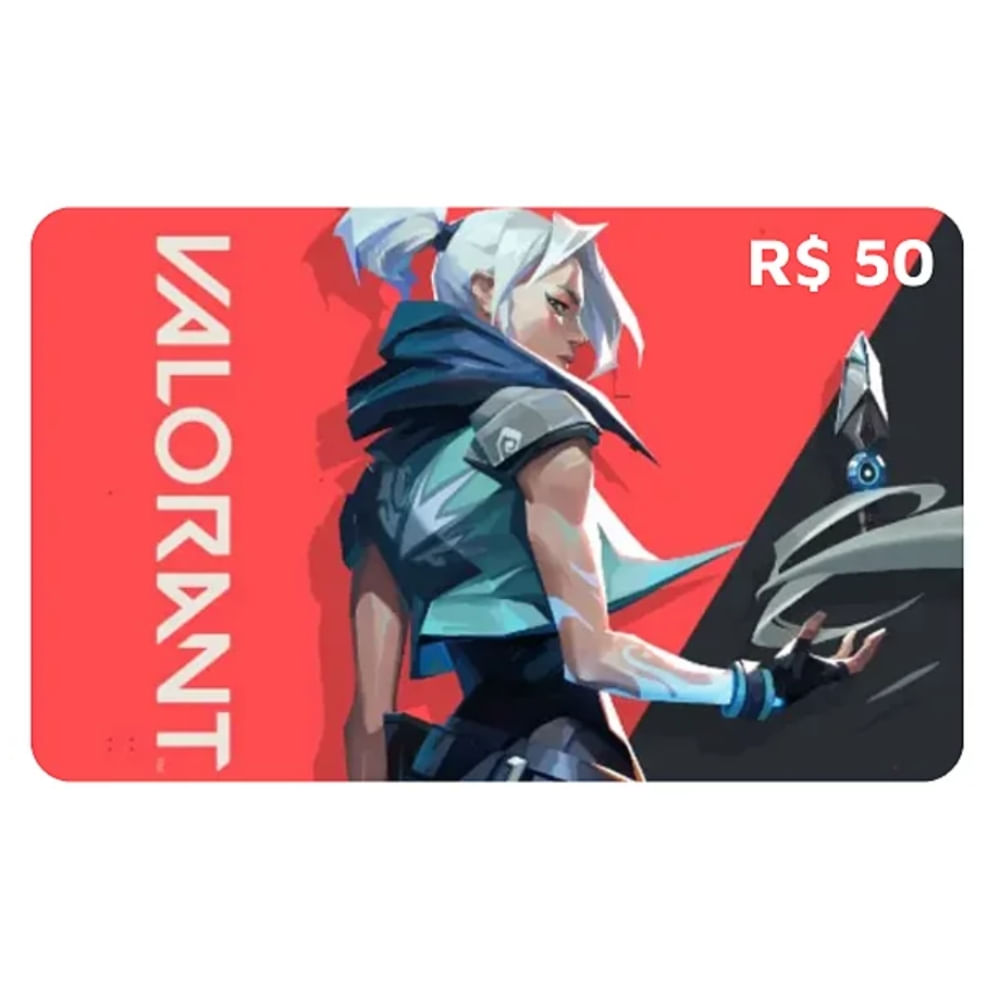 Gift Card Digital Riot Valorant R$50,00