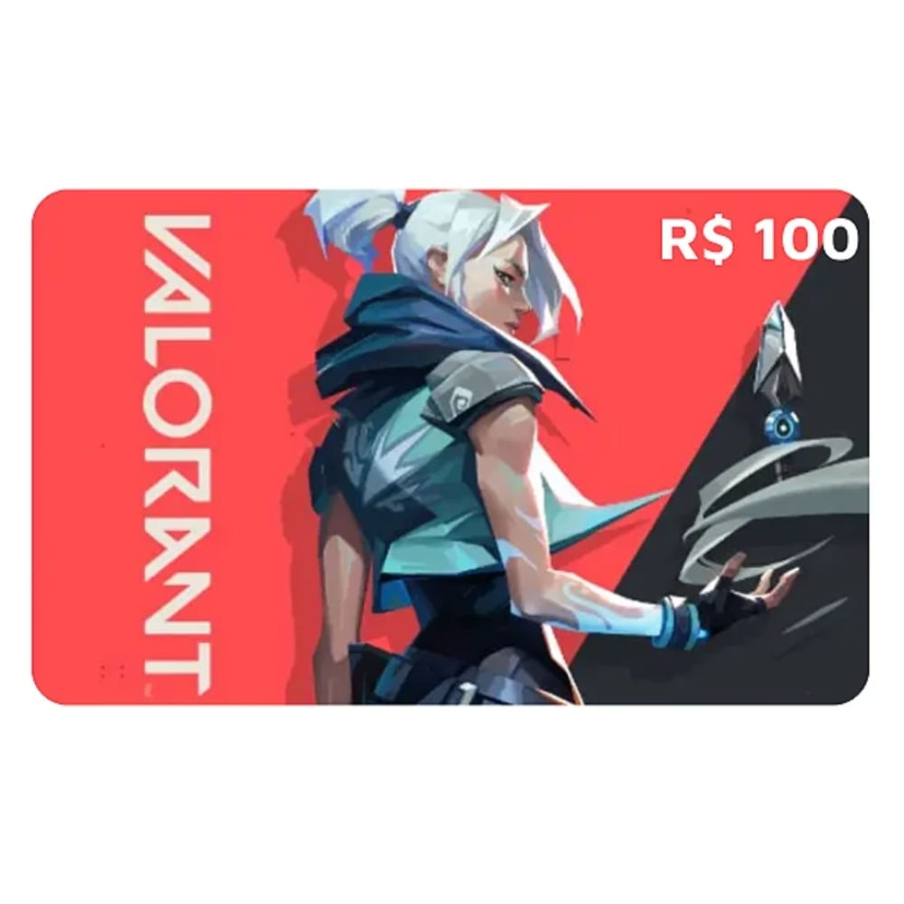 Gift Card Digital Riot Valorant R$100,00