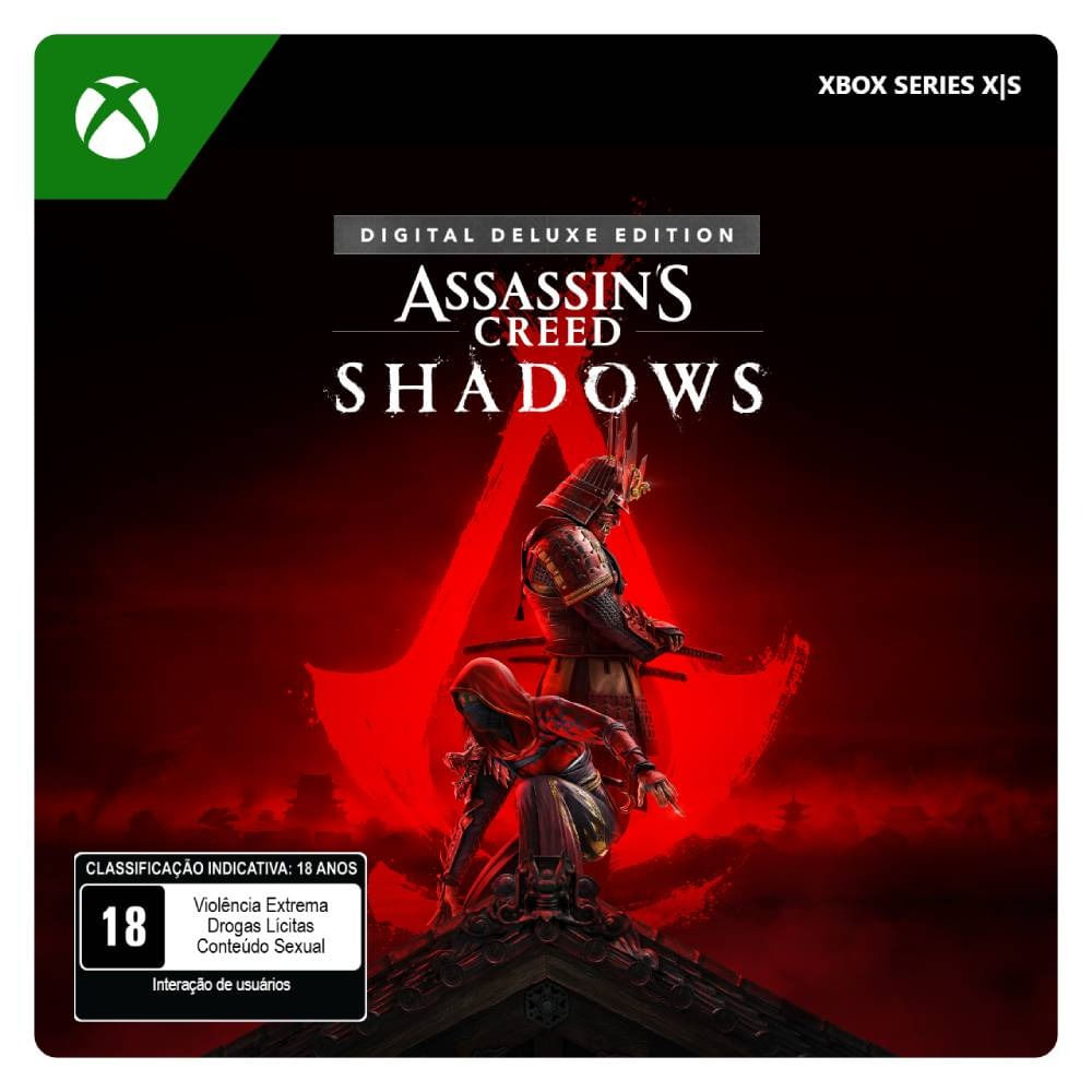 Gift Card Digital Assassin's Creed Shadows Deluxe R$449,95
