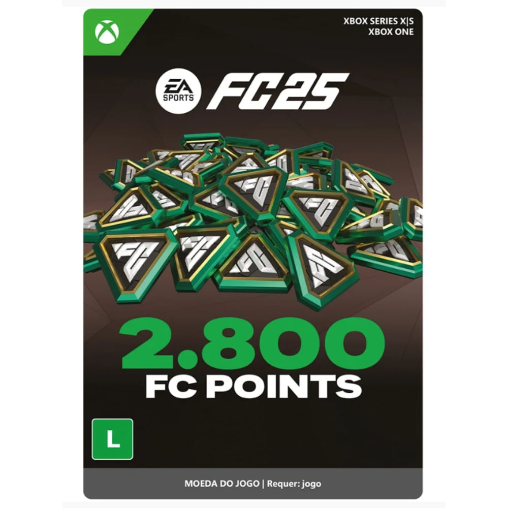 Gift Card Digital Xbox EA Sports FC 25 2.800 Points R$134,90