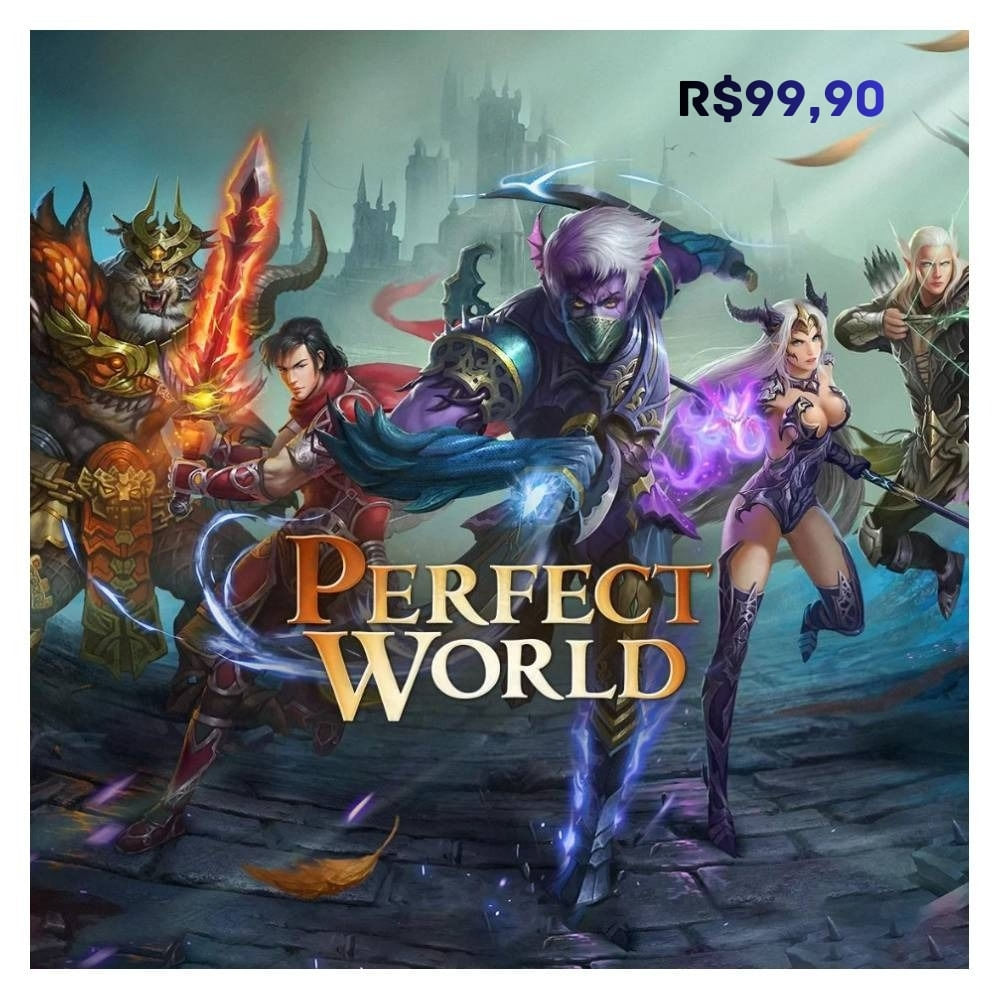 Gift Card Digital Perfect World 20.500 Gold R$99,90