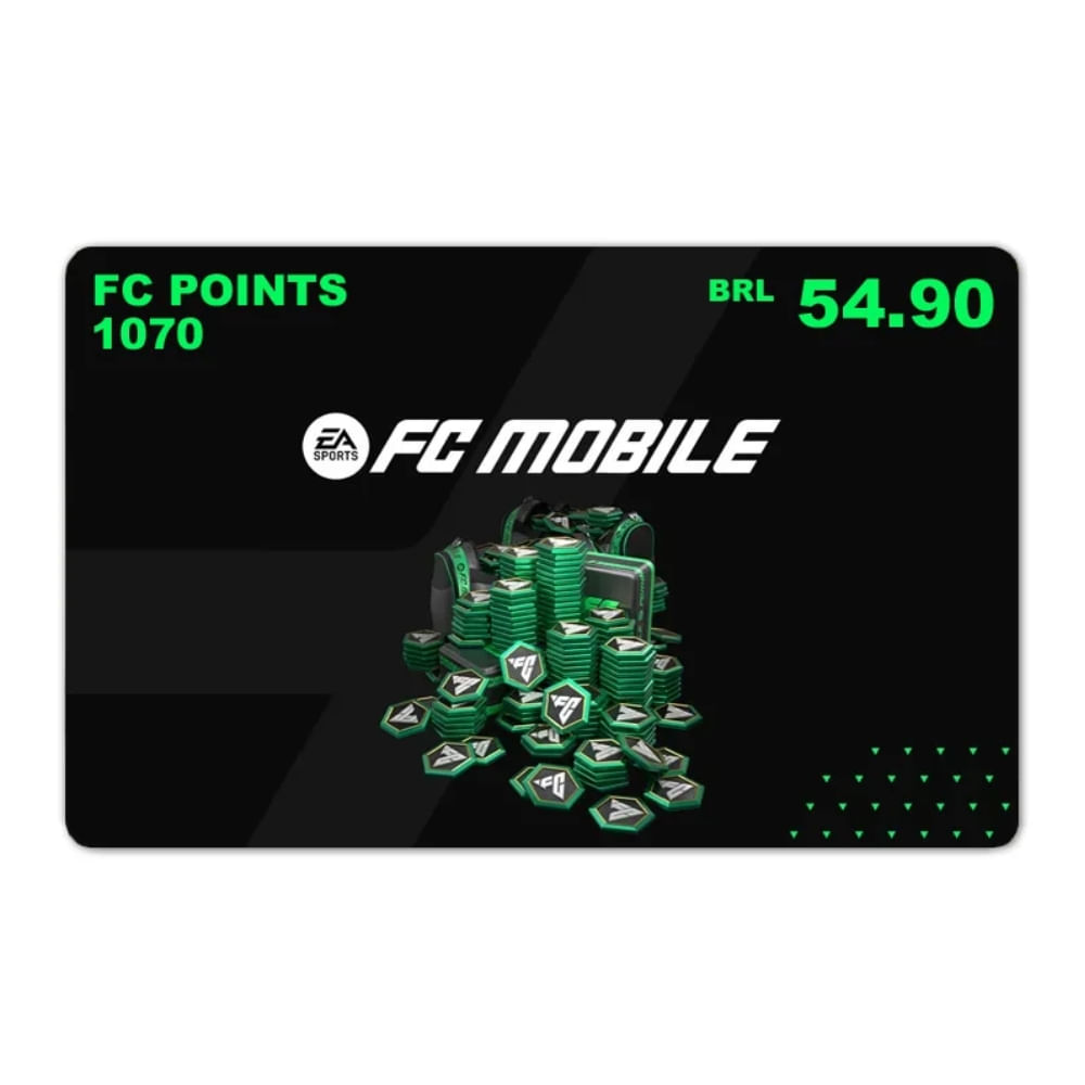 Gift Card Digital EA Sports FC Mobile 1.070 + 214 Points R$54,90