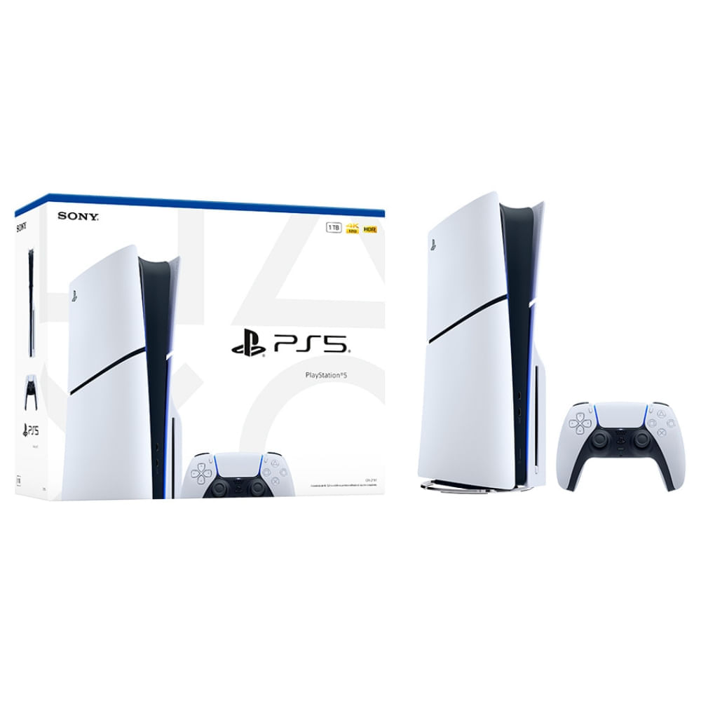 Console PS5 Físico 1TB com Controle DualSense Branco - Sony