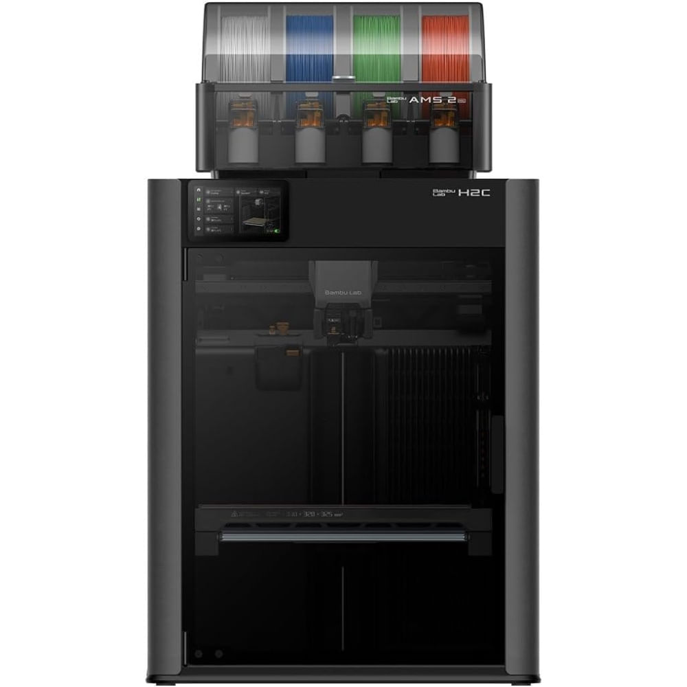 Impressora 3D Bambu Lab H2C + AMS 2 Pro (Combo) Preto 127V