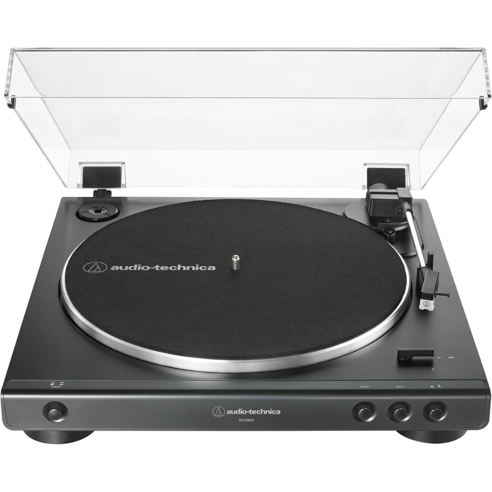 Toca-Discos Vinil Audio-Technica Automático AT-LP60X Preto
