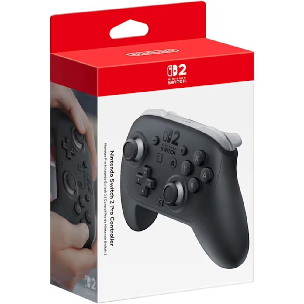 Controle Nintendo Switch 2 Pro Controller Preto